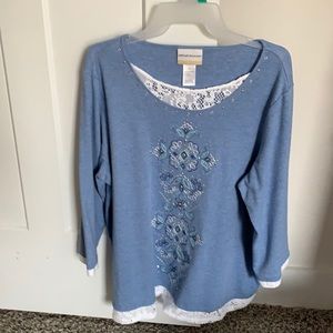 Alfred Dunner plus size top 1x